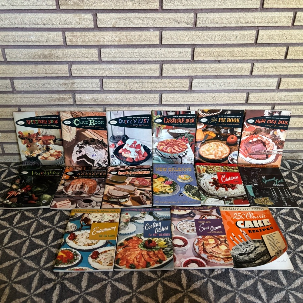 50's "Good Housekeeping's" Cookbook Lot - 16 - 50's Kitchen - 50's Recipes